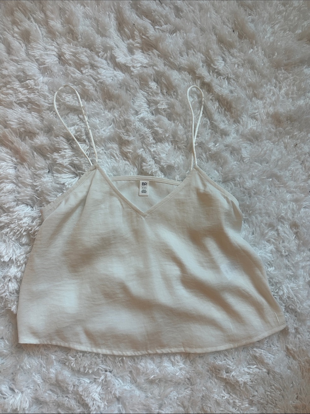 bp Cream V-Neck Spaghetti Strap Cami